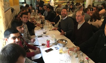 Avviato il calendario natalizio di pranzi e cene con i 900 dipendenti del Consorzio Target Sinergie: sette appuntamenti in tutta Italia per scambiarci gli auguri di un felice 2017
