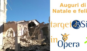 Buon Natale e felice 2017: Target Sinergie sostiene la ricostruzione delle opere benedettine di Norcia e l'Avsi in Kenya